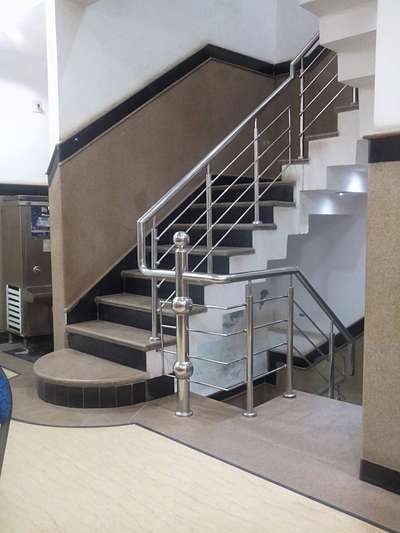 steel railing installation only 90 running feet