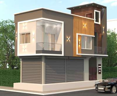 Presenting 12'x35' , 420 sq.ft. Corner facing modern house design with hall, kitchen, 1 master bedroom with balcony and Pooja area along with vastu. for more information please contact us.
#CivilEngineer #HouseDesigns #constructioncompany #qualityconstruction #indorecity #Indore #Contractor #civilcontractors #civilwork #ElevationDesign #3delevations