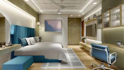 master bedroom 3d view..