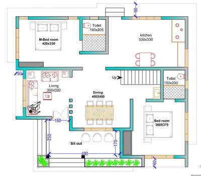 1150sqft floor plan
#keralastyle #2BHKPlans #Malappuram #lowbudget #koloapp #kolopost