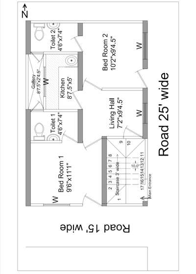 #novastu #muslimhouse 
One of my Muslim friends asked me for every possible utilisation of space, without caring for vastu !!
 #2DPlans  #FloorPlans #SmallHouse  #SmallHomePlans #civilengineering  #engineering  #plans  #planning #design #road #autocad #cad #drawingroom #BedroomDecor #SouthFacingPlan
