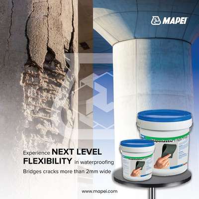 Ideal for both vertical and horizontal surfaces, Mapelastic High Flex is a one-of-a-kind waterproofing solution. With high flexibility and permeability to water vapor, enabling the concrete to ‘breathe’ and stay healthy. Compatible with mosaic, ceramic, and natural stone adhesives, it’s suited for versatile applications.



 #Mapei #ConstructionMaterials #tileadhesives #waterproofingexperts #ExcellenceInWaterproofing #Innovation #LeakFree #Quality #Reliability #TrustedPartner #Waterproofing #buildingsofthefuture #homeimprovementprojects #reliableproduct #roofingexperts #waterproofingexpertise