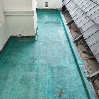 terrace waterproofing Fiberglass lamination ( FRP waterproofing) ####
@pathanamthitta