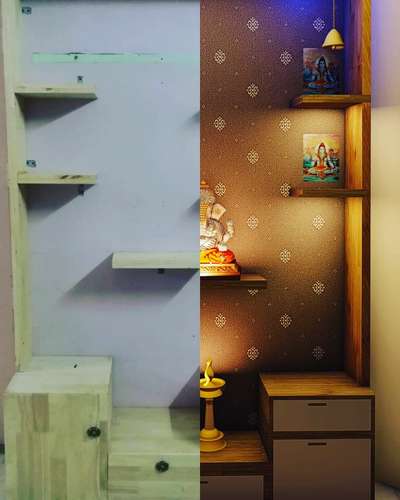 completed prayer area
#PrayerCorner #keralastyle #vastuplanforhomes