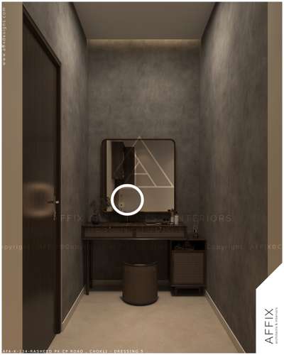 Experience the perfect harmony of modern elegance and tranquil comfort in this meticulously designed dressing, where every detail from the refined neutral palette to the bespoke architectural elements creates a sanctuary of sophisticated relaxation. #Architect  #architecturedesigns  #Architectural&Interior  #kerala_architecture  #architecturedaily  #best_architect  #dressinginterior  #dressings_table  #dressingroom