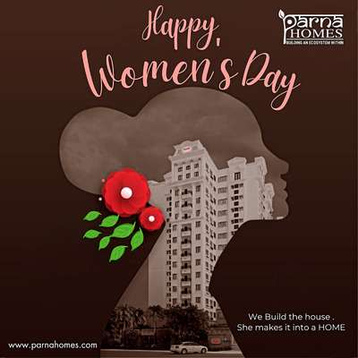 Here's to strong women: may we know them, may we be them, may we raise them. Parna Homes wish you a Happy International Women's Day

#womensday #internationalwomensday #women #womenempowerment #womensupportingwomen #womenpower #happywomensday #iwd #womeninbusiness #woman #strongwomen #womenempoweringwomen #womeninspiringwomen #equality