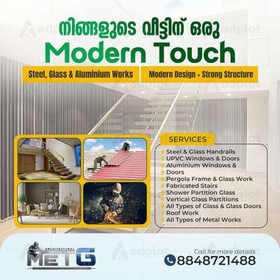 Our service available @All kerala #GlassBalconyRailing  #GlassDoors  #GlassHandRailStaircase  #Toughened_Glass