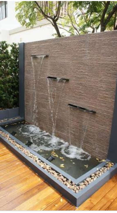 *water fountain *
with material