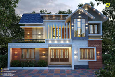 Exterior View
ALIGN DESIGNS 
Architects & Interiors
2nd floor,VF Tower
Edapally,Marottichuvadu
Kochi, Kerala - 682024
Phone: 9562657062