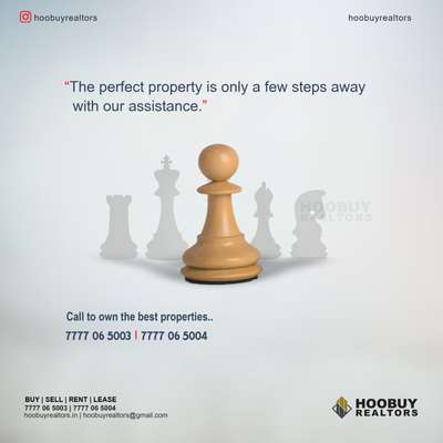 The perfect property is only a few step with our assistance 


Call to own the best properties 
7777065003
7777065004


#hoobuyrealtorskannur #hoobuyreators #landsalekannur #houseplotsaleinkannur