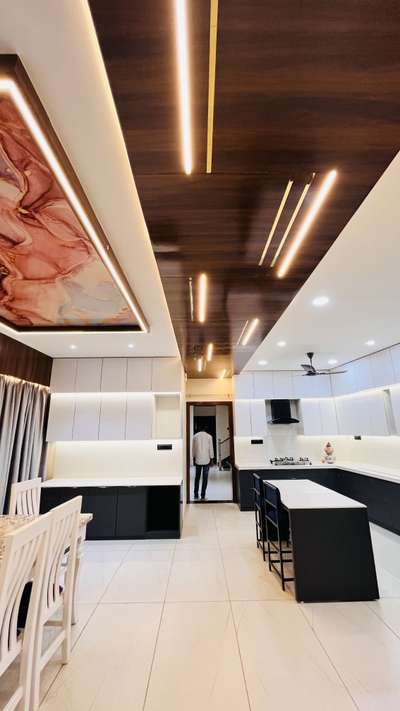 Kitchen detail’s.
 #HouseDesigns #KitchenIdeas #dinning #FalseCeiling #interiordesigers #Homedecore