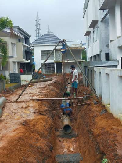 drainage work in progress