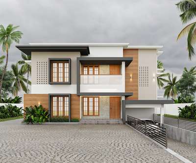 2000sqft house @trivandrum  #4BHKPlans  #trivandram  #best3ddesinger