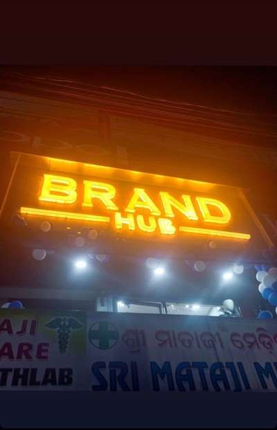 BRAND HUB 
LED letters acrelic letter led light  #ledborad  #advertising  #BRANDED_MATERIALS