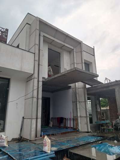 front elevation design bye fiber cement board