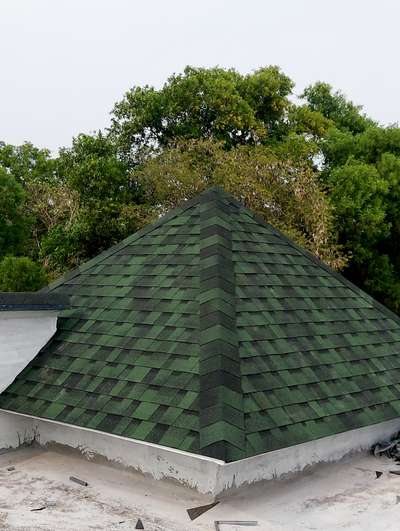 Roofing Shingles.. Brand: NJ Premium.. Color: Forest green.. Contact for Shingles +919961102060