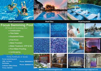 FOCUS POOLS is one of finnest of Swimming Pool Builder in Tamilnadu, Bangalore and Kerala. For Enquiries call 9994949475 /9444218864 We are able to construct the swimming pool and maintain across South India. #swimmingpoolcontractor@tamilnadu
#swimmingpoolcontractor
#swimmingpoolconstructionconpany #fountainbuilder #swimmingpoolcontractorkerala #swimmingpoolequipmentsupply