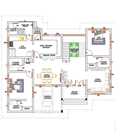 *2d floor plans*
DM for your dream home🙂
im here to help u.