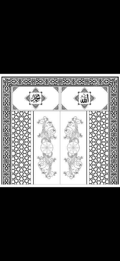 masjid art glass work dijaen