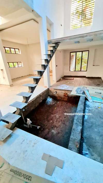 Indoor koi pond projecr progressing for our Perinthalmanna client. For aquarium / koi pond or other water feature works kindly contact me @8547483891
 #koipond #japanesekoipond #japanesekoi #koifish #koipond