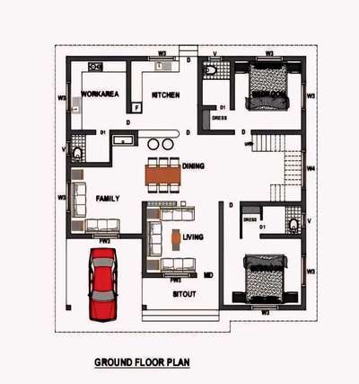 2bhk house plan