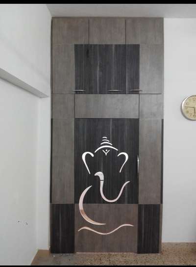 # pooja room with cupboard