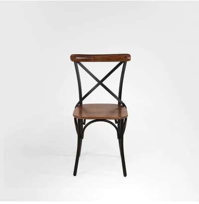 *Cafe Chair*
MS frame with wooden or cousin on seating