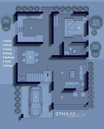 Budget Home Plan 🏡 4BHK | DOUBLE STORY |
Design: @sthaayi_design_lab 

GROUND FLOOR 
● Sitout 
● Living 
● Dining 
● 1 Bedroom attached 
● 2nd Bedroom attached 
● Kitchen
● Porch 

FIRST FLOOR 
● 3rd Bedroom 
  attached
● 4th Bedroom attached 
● BALCONY 
 

.
.
.
#sthaayi_design_lab #sthaayi 
#floorplan | #architecture | #architecturaldesign | #housedesign | #buildingdesign | #designhouse | #designerhouse | #interiordesign | #construction | #newconstruction | #civilengineering | #realestate