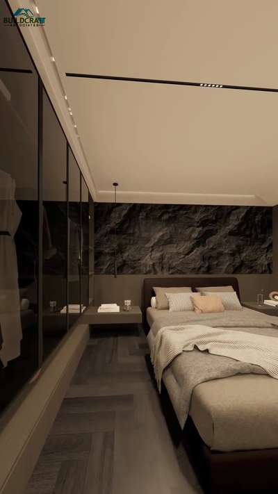Complete Bedroom Interior Designs. 
 #MasterBedroom #KitchenInterior  #cupboards #WoodenBeds