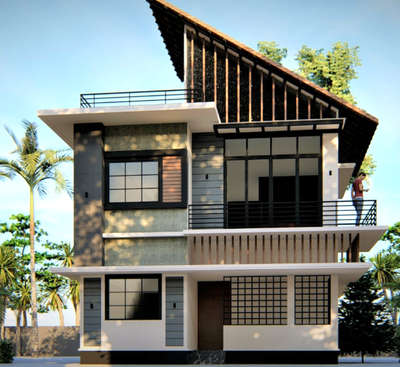 Proposed Two Storey villa @ Trissur