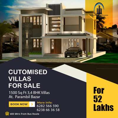 villas for sale at parambil bazar, calicut