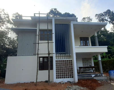 "On the way of completion "
Residence at Kottarakkara 
For Mr. Shiju Philip and family 
2000 sqft