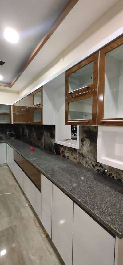*interior work*
Materials details 
Marine plywood(710)- brand-[wudply/cristel/Anchor], mica- [greenlam/merino/virgo], veneer- [green/century/timex], Glass door SS finish , kitchen doors steel profile handles[ brand-ebco], all fittings will be branded and of fine quality – Handles-SS finishing, soft close Hinges [ Ebco/Haffle/Hettich],Draw channel –Telescopy soft close slider [Haffle/Ebco].