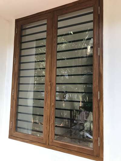 wpc pu teak finish window frames #wpc  #wpcdoorframe