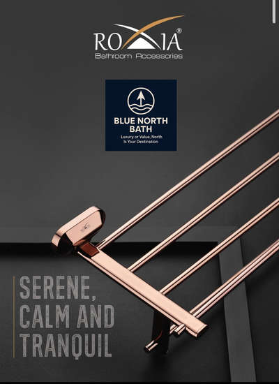 Refined elegance in every detail.
Introducing the Roxia premium towel rack in Rose Gold PVD finish – built for durability, crafted for luxury.
Perfect for modern bathrooms that demand both style and strength.

✔️ Anti-rust PVD coating
✔️ Stylish rose gold tone
✔️ Strong & long-lasting
✔️ Ideal for premium home interiors

Add a touch of timeless charm to your bathroom with Roxia.
#RoxiaBathroomAccessories #RoseGoldTowelRack  
#BathroomDesignKerala #PVDCoatedAccessories  
#LuxuryInteriors #BathroomStyle #ModernHomeDesign  
#KeralaInteriorDesign #BlueNorth #StylishBathrooms  
#പ്രീമിയംബാത്ത്റൂം