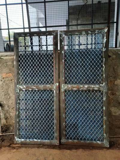 # Aluminium Grill Gi Moskito jali MS Pipe Room Door Material+Labour