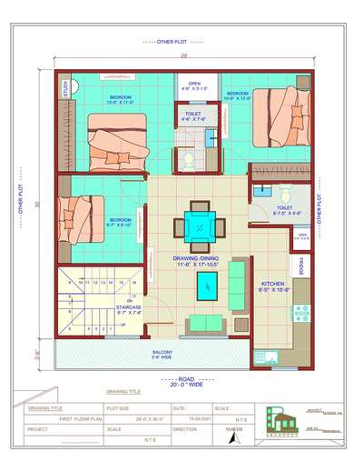 29 x30 house plan , south facing #