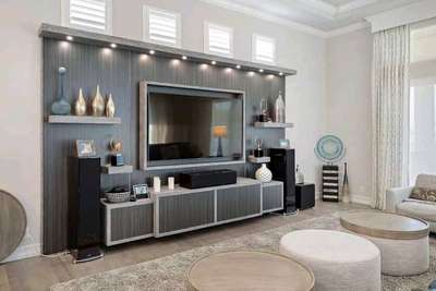 elegant tv unit  #tvunits  #InteriorDesigner  #Architect  #Carpenter  #tvbackpaneling