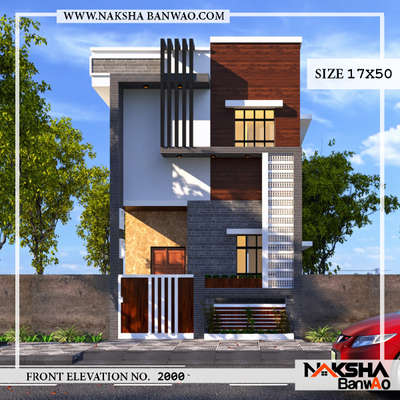Complete project #jaipur
Elevation Design 17x50
#naksha #nakshabanwao #houseplanning #homeexterior #exteriordesign #architecture #indianarchitecture
#architects #bestarchitecture #homedesign #houseplan #homedecoration #homeremodling  #decorationidea #jaipurarchitect

For more info: 9549494050
Www.nakshabanwao.com