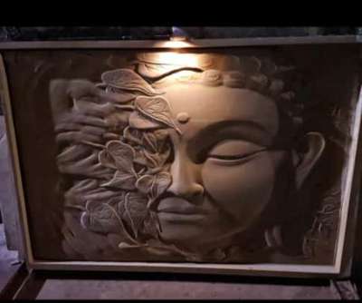 Buddha Murat on natural stone by cnc