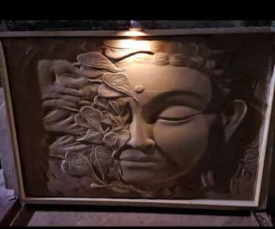 Buddha Murat on natural stone by cnc