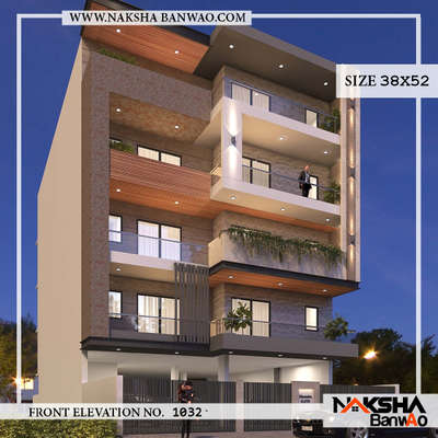 On Going project #ranthambore Raj.
Elevation Design 38x52
#naksha #nakshabanwao #houseplanning #homeexterior #exteriordesign #architecture #indianarchitecture
#architects #bestarchitecture #homedesign #houseplan #homedecoration #homeremodling  #ranthambore #decorationidea #ranthamborearchitect

For more info: 9549494050
Www.nakshabanwao.com