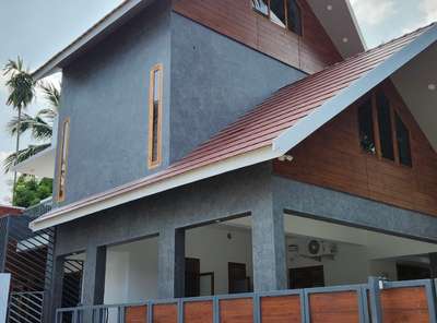 Exposed cement texture 
Hugoplast
 #TexurePainting  #Painter  #LivtngroomTexturePainting  #exterior_  #interor  #exteriordecor  #HouseConstruction