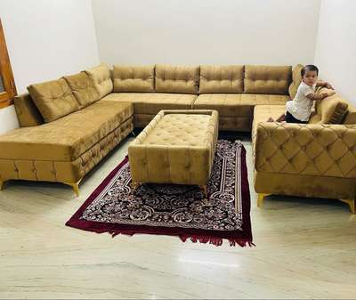 u shape sofa with center table ... 
call me for best price  9350701701