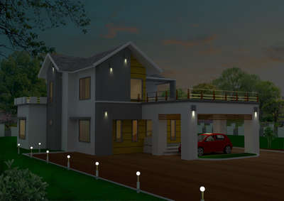 #HouseDesigns  #architecturedesigns 
 #ShaluArchi
 # cont - 9895858516