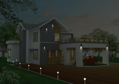 #HouseDesigns  #architecturedesigns 
 #ShaluArchi
 # cont - 9895858516