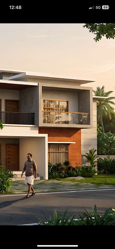 #KeralaStyleHouse #ai #modernhome #keralastyle #exterior_Work #ContemporaryHouse #modernminimalism #FlatRoofHouse #TraditionalHouse #trussdesign