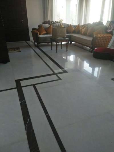 #MarbleFlooring with polishing @135/- Square feet in delhi