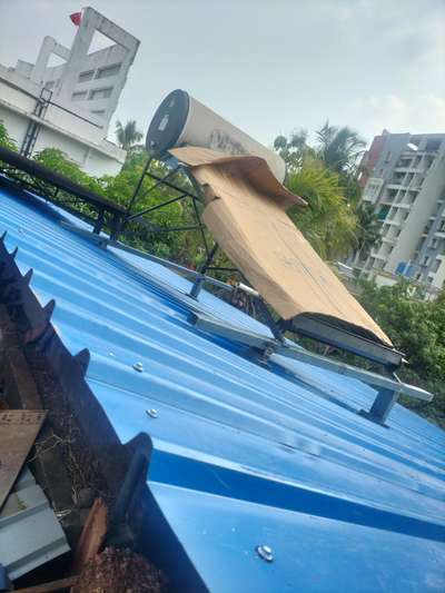 #roof toop solar water hetar fitting