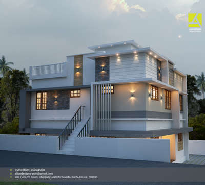 Proposed Residential Building For Abbas
ALIGN DESIGNS 
Architects & Interiors
2nd floor,VF Tower
Edapally,Marottichuvadu
Kochi, Kerala - 682024
Phone: 9562657062